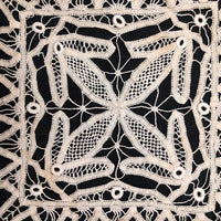 Antique Handmade Needle Lace Doily