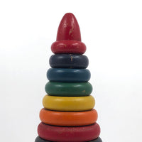 Nice Old Holgate Rainbow Colored Stacking Toy c. 1930s-40s