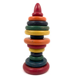 Nice Old Holgate Rainbow Colored Stacking Toy c. 1930s-40s