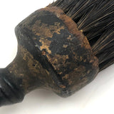 Antique Brush with Turned Handle and Old Gold Paint