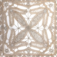Antique Handmade Needle Lace Doily