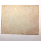 Man About to Hike Over Cliff c. 1880s Pencil Drawing