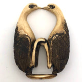 Japanese Netsuke with Pair of Perched Birds