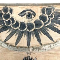 Very Rare, 1818 Early James T. Porter (Marked) Middletown, CT Masonic Grand Master Apron