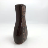 Sioux Native American Brown Pottery Vase by George Kills Pretty Enemy