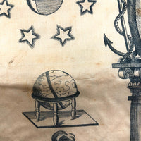 Very Rare, 1818 Early James T. Porter (Marked) Middletown, CT Masonic Grand Master Apron