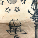 Very Rare, 1818 Early James T. Porter (Marked) Middletown, CT Masonic Grand Master Apron