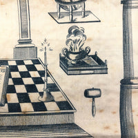 Very Rare, 1818 Early James T. Porter (Marked) Middletown, CT Masonic Grand Master Apron