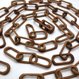 Eight Carved Whimsy Chains Plus Ball in Cage
