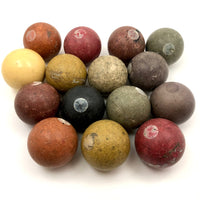 Gorgeous Large Bakelite Billiard Balls - Set of 14 Plus Shooter