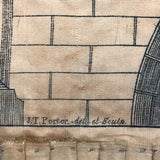Very Rare, 1818 Early James T. Porter (Marked) Middletown, CT Masonic Grand Master Apron