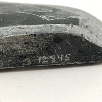 Double-sided Inuit Soapstone Carving with Figures and Eagle