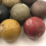 Gorgeous Large Bakelite Billiard Balls - Set of 14 Plus Shooter