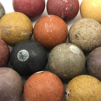 Gorgeous Large Bakelite Billiard Balls - Set of 14 Plus Shooter