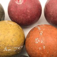 Gorgeous Large Bakelite Billiard Balls - Set of 14 Plus Shooter