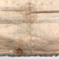 Very Rare, 1818 Early James T. Porter (Marked) Middletown, CT Masonic Grand Master Apron