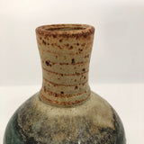 Hand-thrown Stoneware Vase by Jeff Brown, Northwood Pottery Studio, New Hampshire