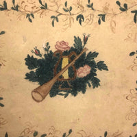 Charming 19th C. Watercolor Folk Out Envelope / Love Token