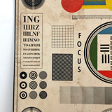 Spencer Company Eye Test Chart on Board