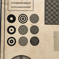 Spencer Company Eye Test Chart on Board
