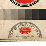 Spencer Company Eye Test Chart on Board