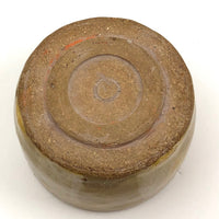 Chunky, Satisfying Yellow and Cream Glazed Studio Pottery Bowl