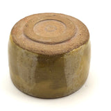 Chunky, Satisfying Yellow and Cream Glazed Studio Pottery Bowl