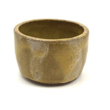 Chunky, Satisfying Yellow and Cream Glazed Studio Pottery Bowl