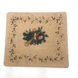 Charming 19th C. Watercolor Folk Out Envelope / Love Token