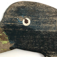 Flat, Old Handmade Working Wooden Duck Decoy