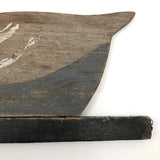 Flat, Old Handmade Working Wooden Duck Decoy