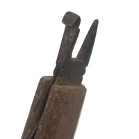 Beautiful Old Hand-forged, Hand-carved Tool
