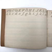 Duntonian Vertical Writing, 1897 Penmanship Practice Notebook