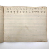 Duntonian Vertical Writing, 1897 Penmanship Practice Notebook