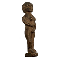 Tiny Carved Wood Nude Woman
