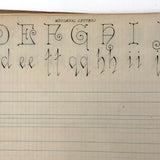 Duntonian Vertical Writing, 1897 Penmanship Practice Notebook