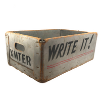 SOLD WRITE IT! Curious (and Inspiring!) Old Hand-painted Carrying Crate