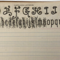 Duntonian Vertical Writing, 1897 Penmanship Practice Notebook