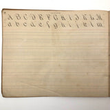 Duntonian Vertical Writing, 1897 Penmanship Practice Notebook