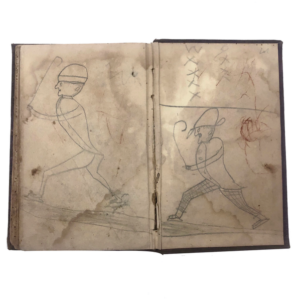 1863 The Circus Story Book with Wonderful Graphite Drawings