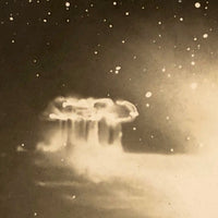 Condense Factory Fire at Night, 1908 Real Photo Postcard