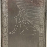 WWII Trench Art Case with Embracing Couple Plus Beauties Inside