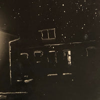 Condense Factory Fire at Night, 1908 Real Photo Postcard