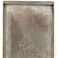 WWII Trench Art Case with Embracing Couple Plus Beauties Inside
