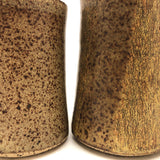 Hand-thrown Earthy Stoneware Tumblers - Set of 4