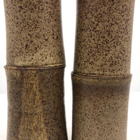 Hand-thrown Earthy Stoneware Tumblers - Set of 4