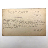 Condense Factory Fire at Night, 1908 Real Photo Postcard
