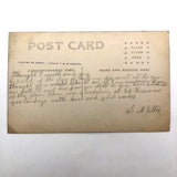 Condense Factory Fire at Night, 1908 Real Photo Postcard
