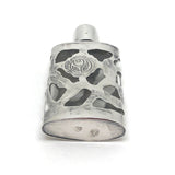 Pretty Vintage Taxco Sterling Overlay Perfume Bottle