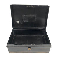 J.P Rock's Tole Lock Box, with Key